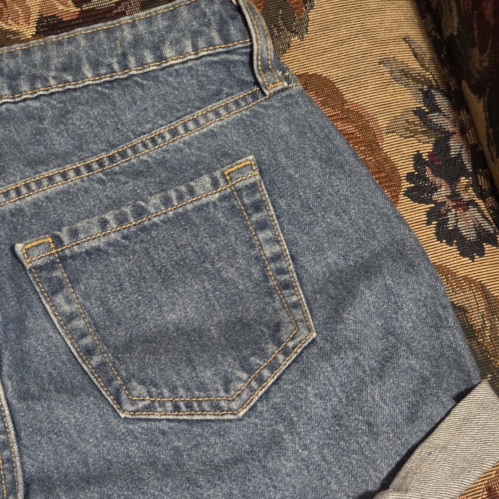 Wild Fable Womens High Rise Rolled Cuff Happy Jean Shorts 28R - Picture 12 of 15